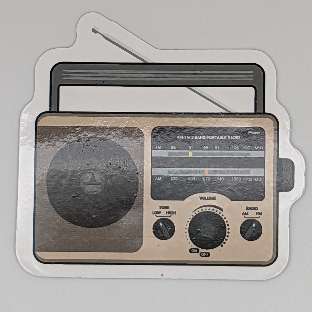 Radio Sticker